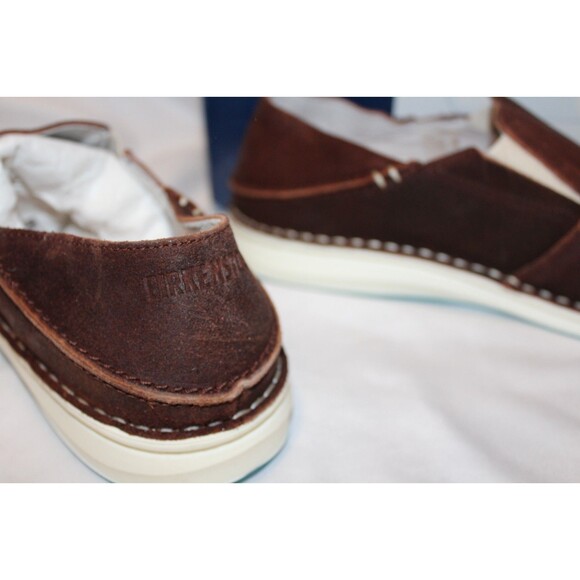 Birkenstock DUMA Mens Size EU 41 US M 8 W 1 Brown Leather Loafers Shoes Slip Ons main image 4